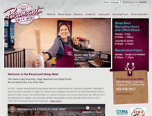 Tablet Screenshot of paramountswap.com